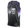 Män Utah Jazz Tröja Walter Clayton JR Jordan 2025-26 Statement Edition Svart Swingman